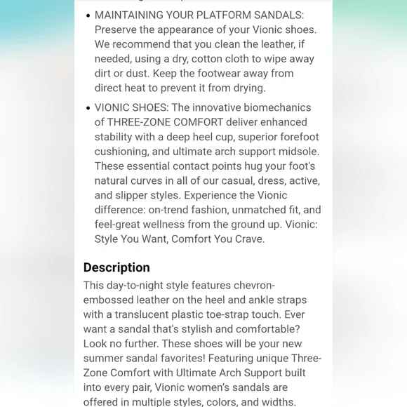 Vionic Sandals - Picture 4 of 5